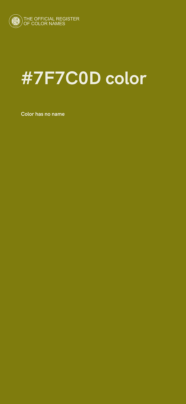 #7F7C0D color image