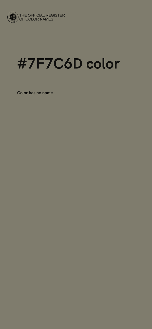 #7F7C6D color image