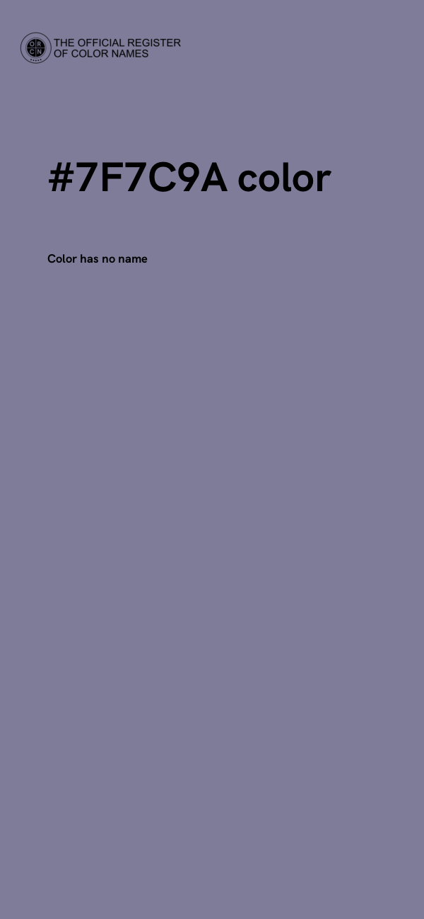 #7F7C9A color image