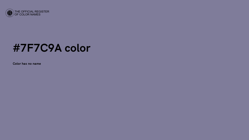 #7F7C9A color image