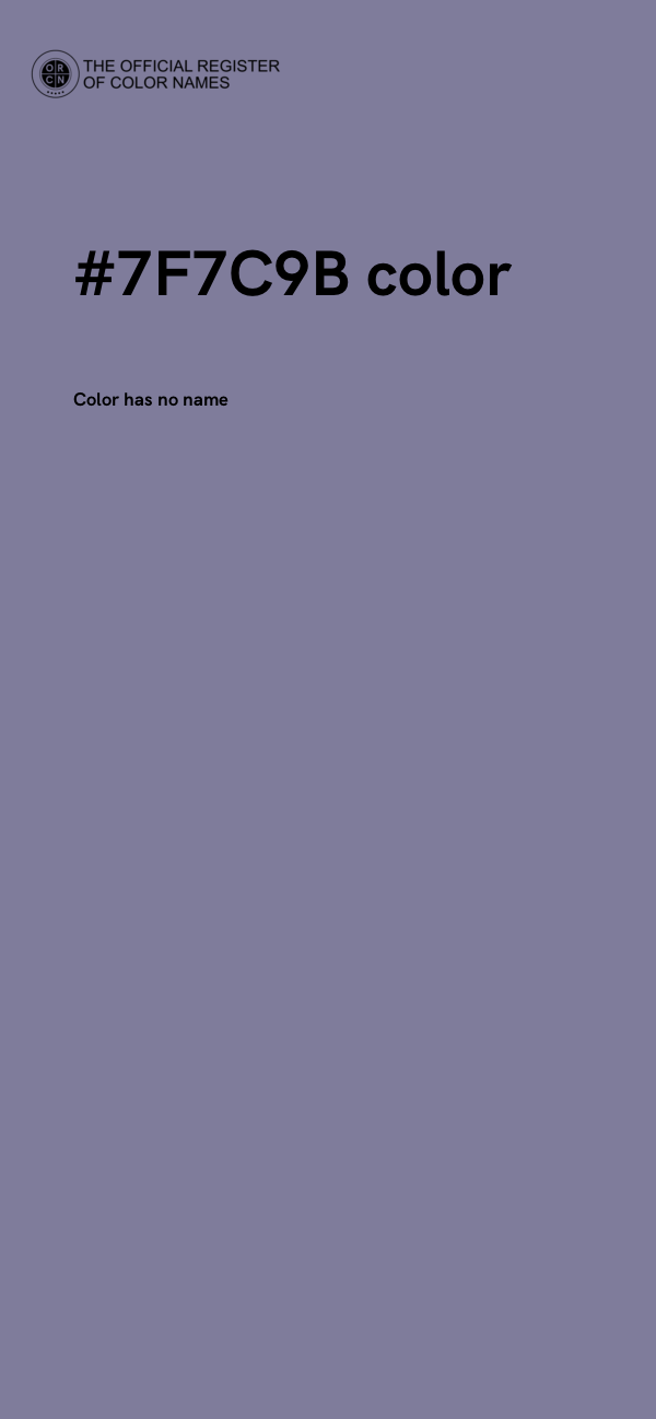 #7F7C9B color image