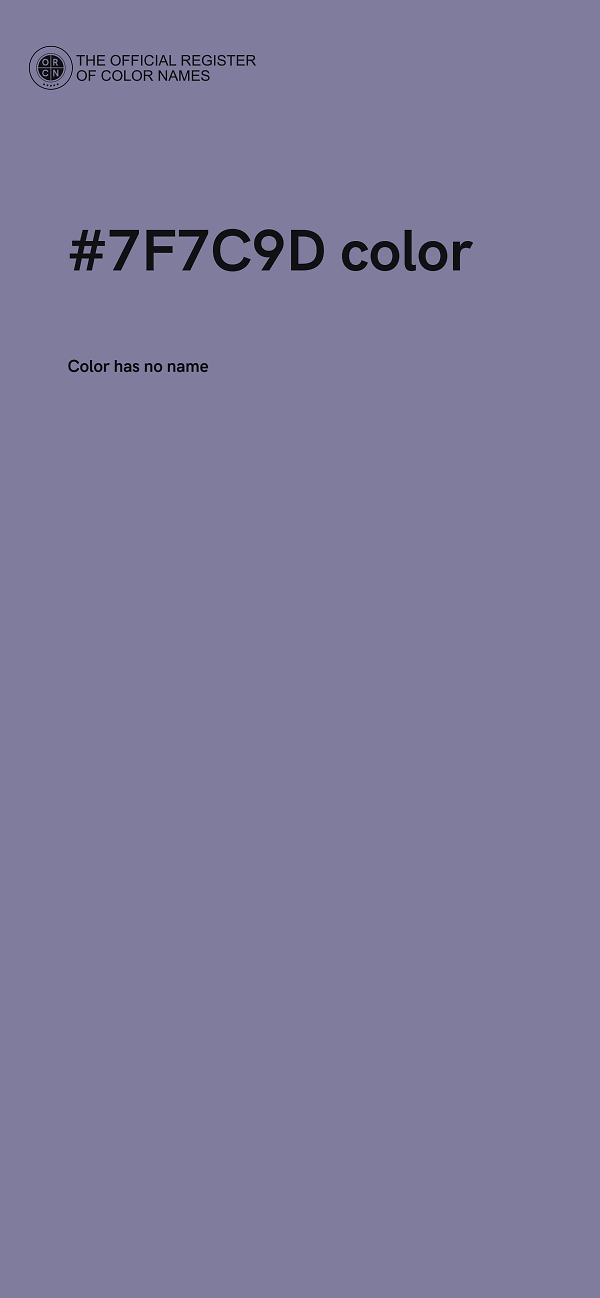 #7F7C9D color image