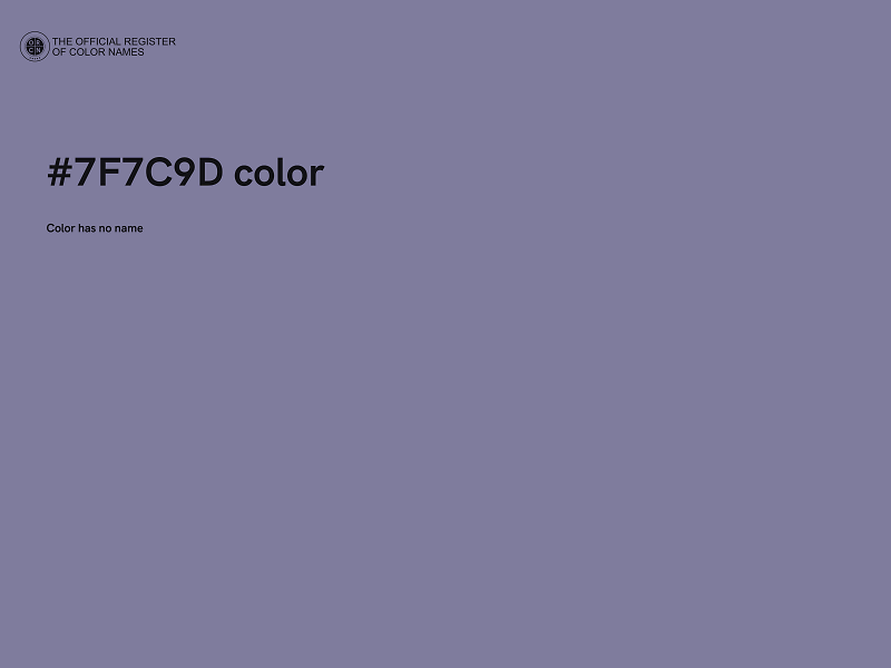 #7F7C9D color image