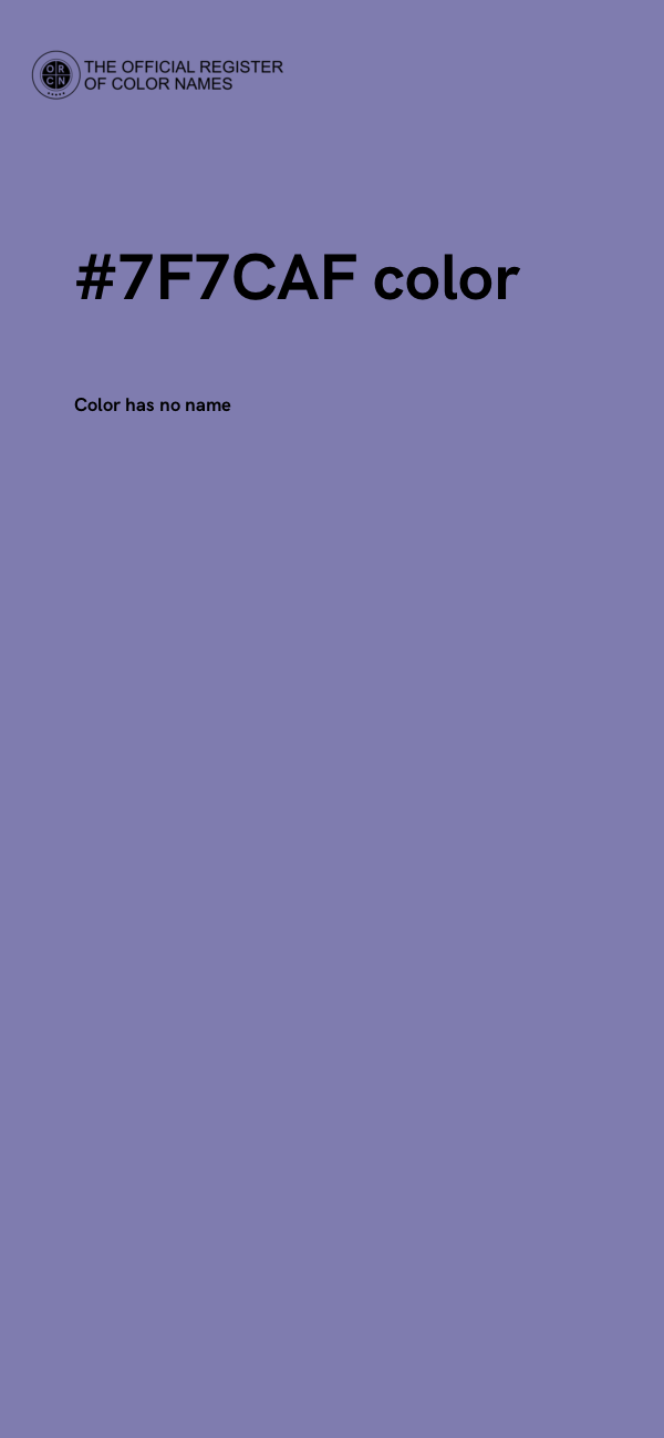 #7F7CAF color image