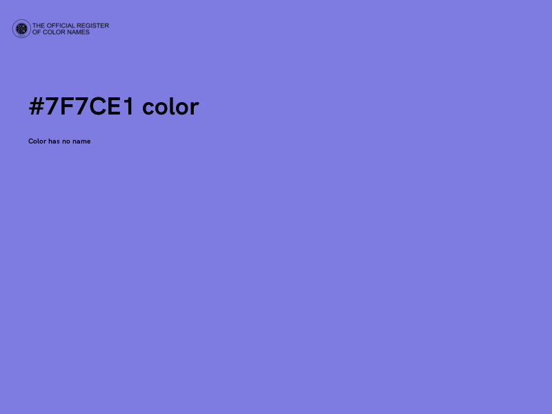 #7F7CE1 color image