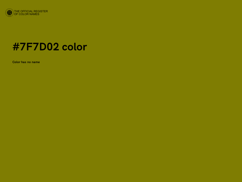 #7F7D02 color image