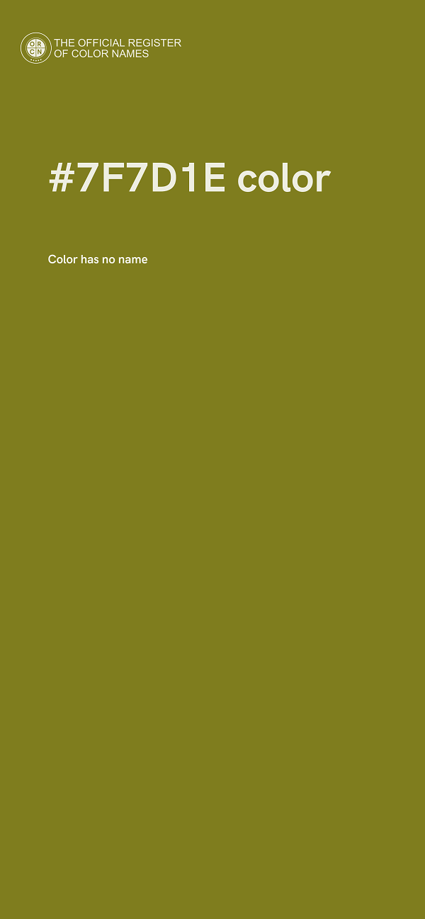 #7F7D1E color image