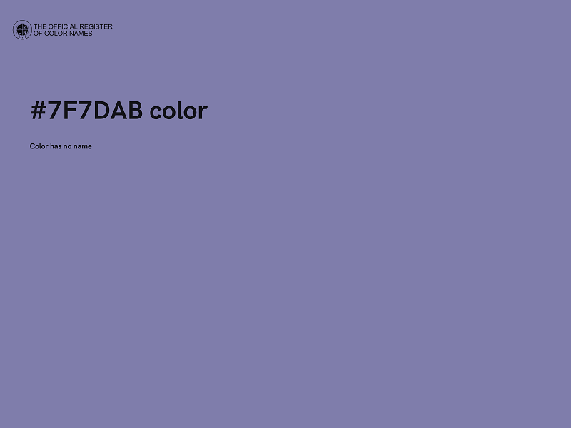 #7F7DAB color image