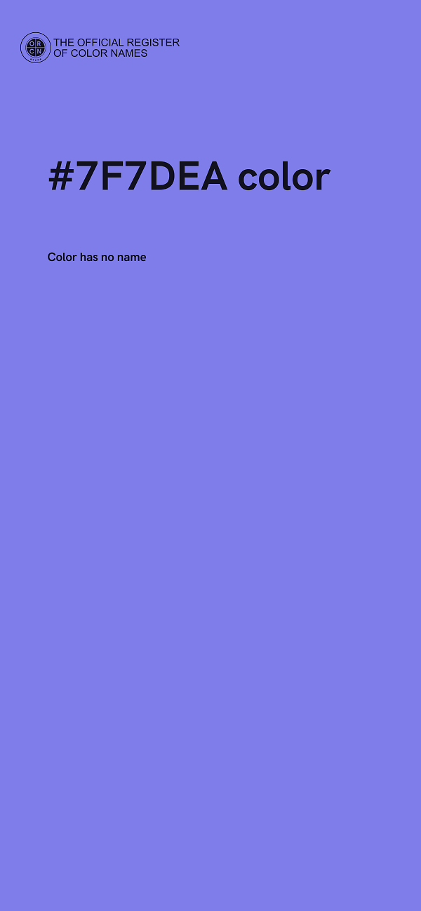 #7F7DEA color image