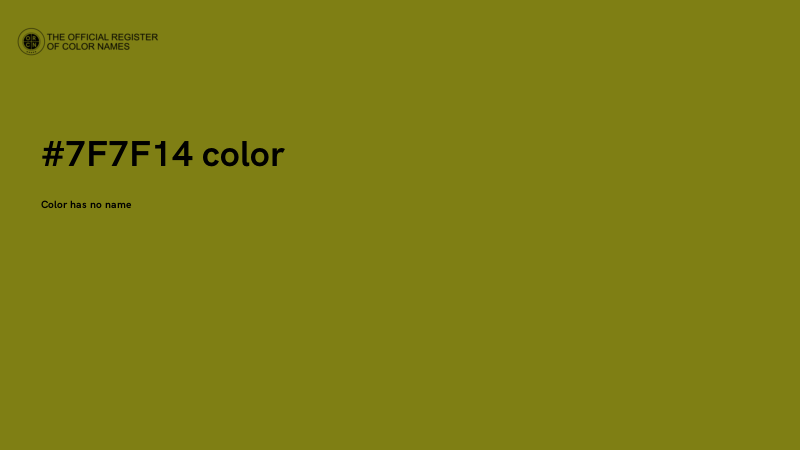 #7F7F14 color image