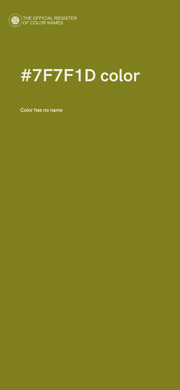#7F7F1D color image