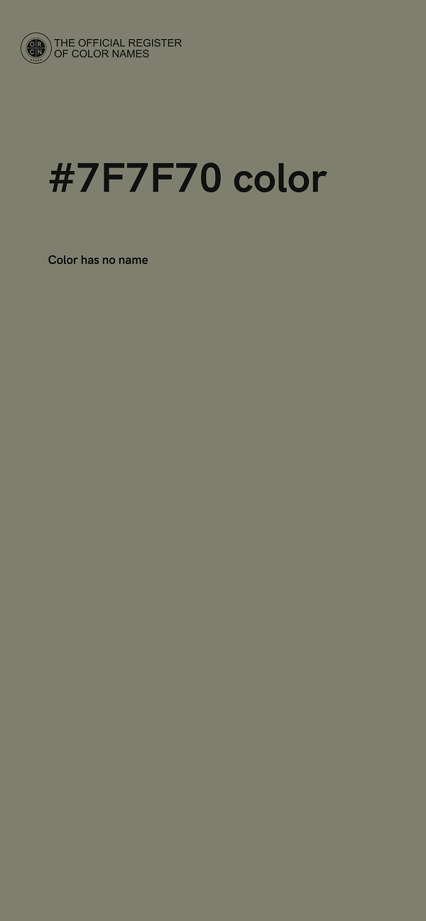 #7F7F70 color image