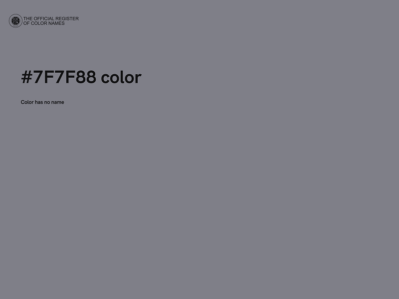 #7F7F88 color image