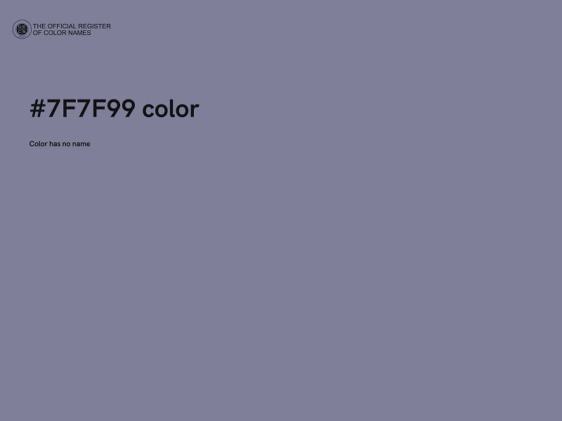 #7F7F99 color image