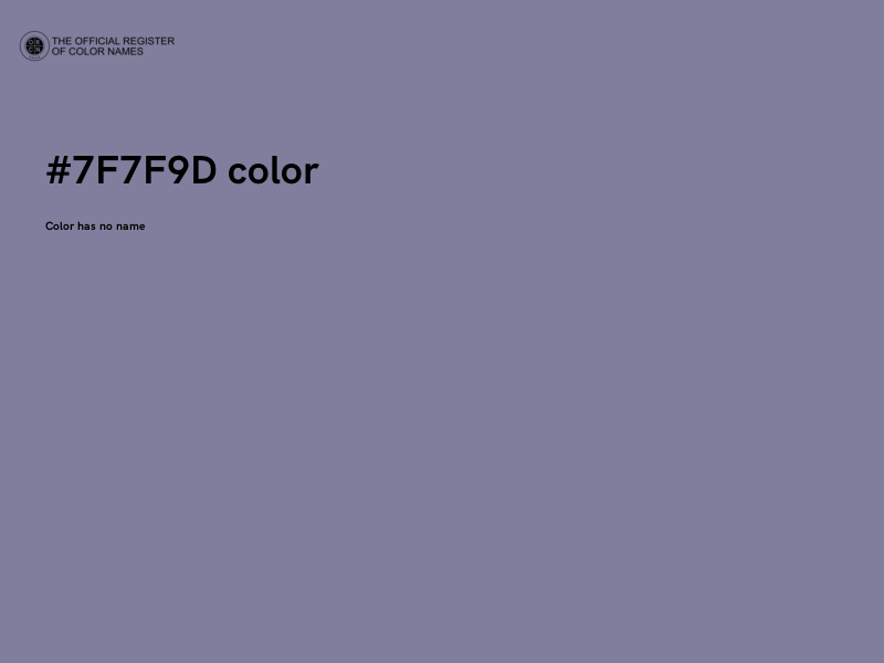 #7F7F9D color image
