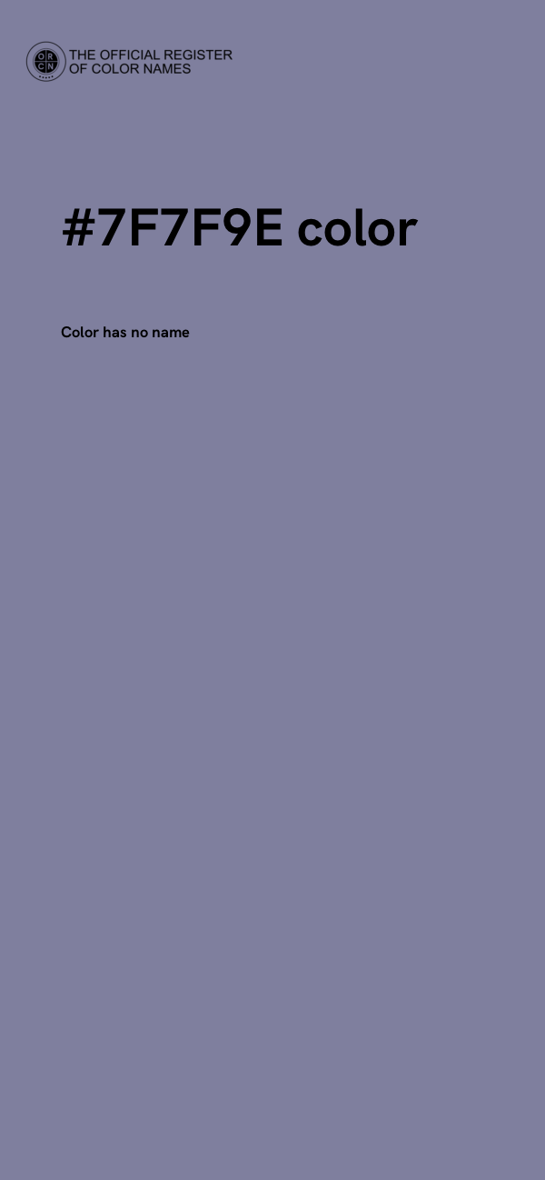 #7F7F9E color image
