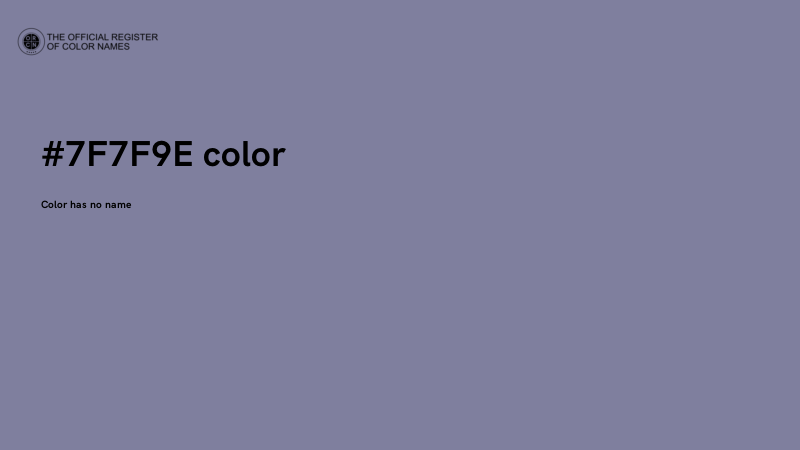 #7F7F9E color image