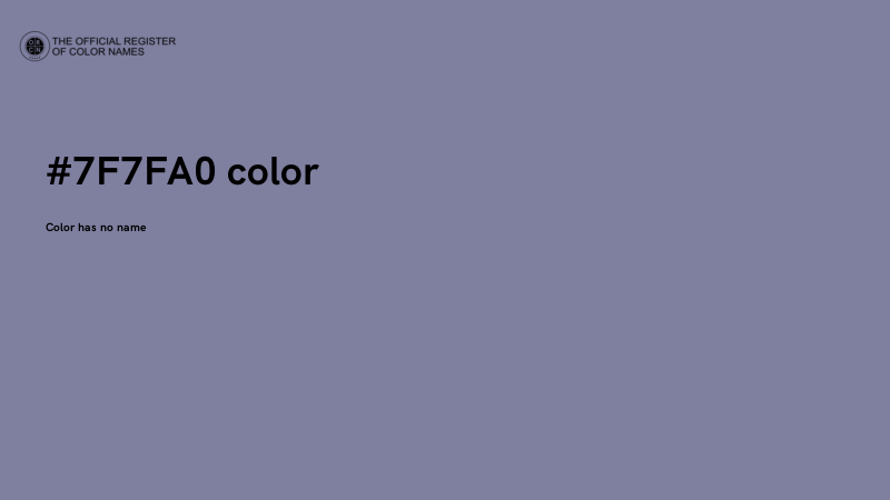 #7F7FA0 color image