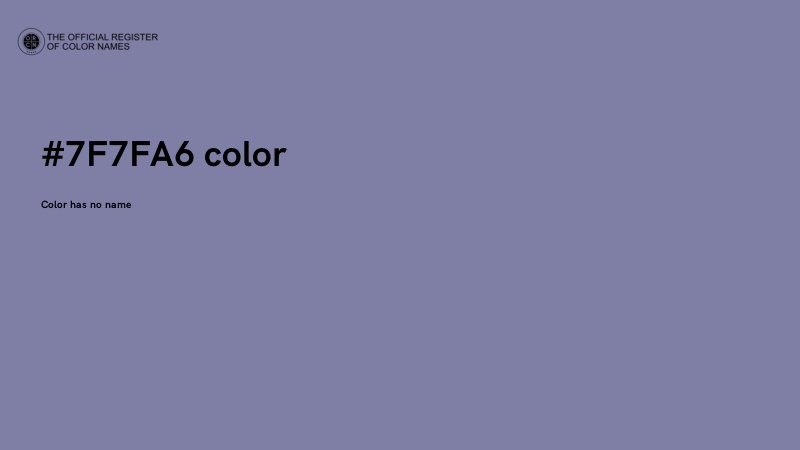 #7F7FA6 color image