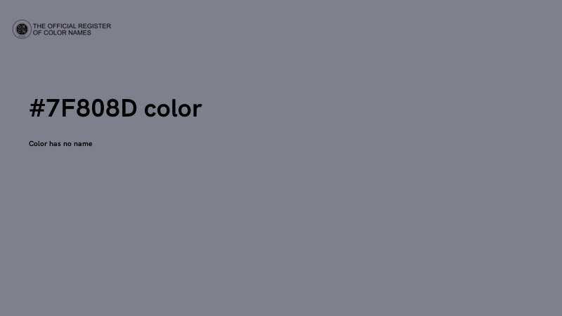#7F808D color image