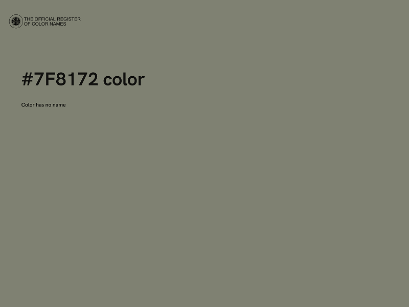 #7F8172 color image