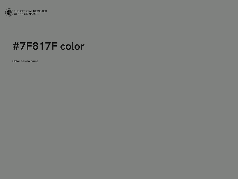 #7F817F color image