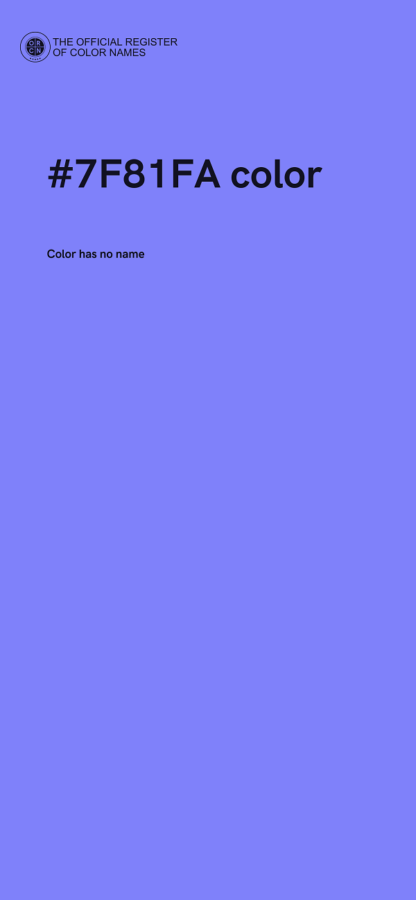 #7F81FA color image
