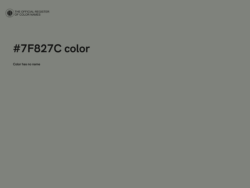 #7F827C color image