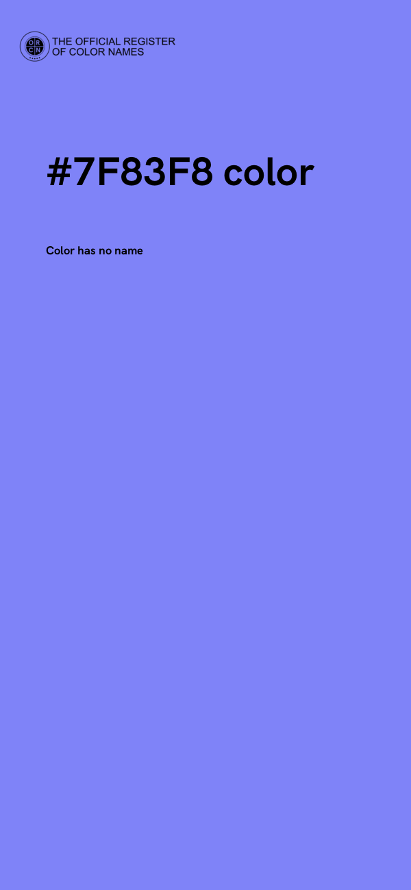 #7F83F8 color image