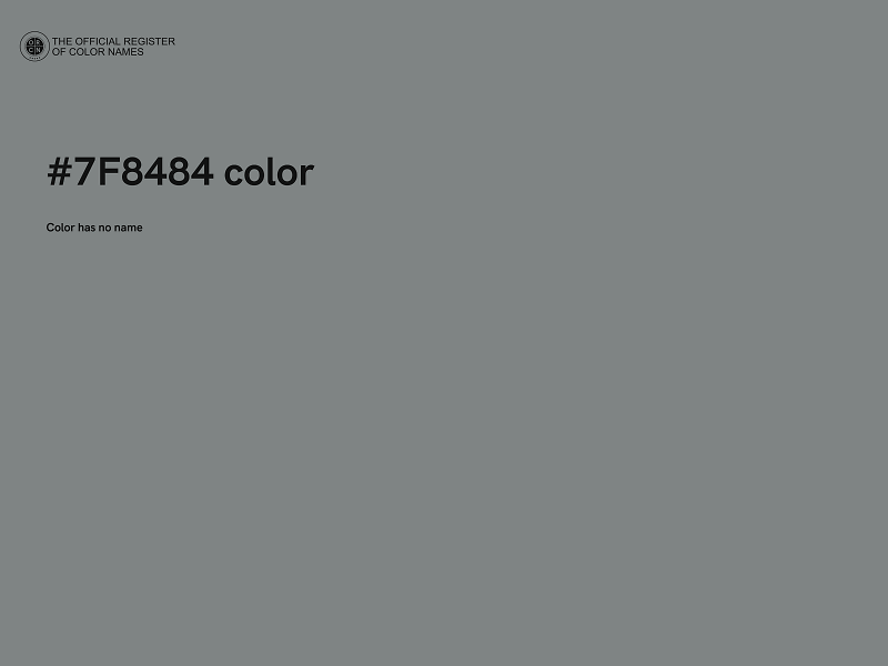 #7F8484 color image