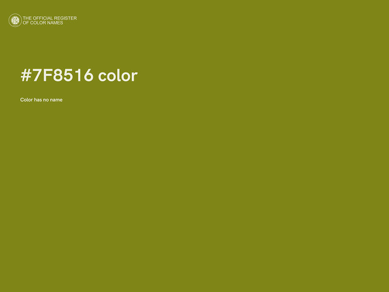 #7F8516 color image