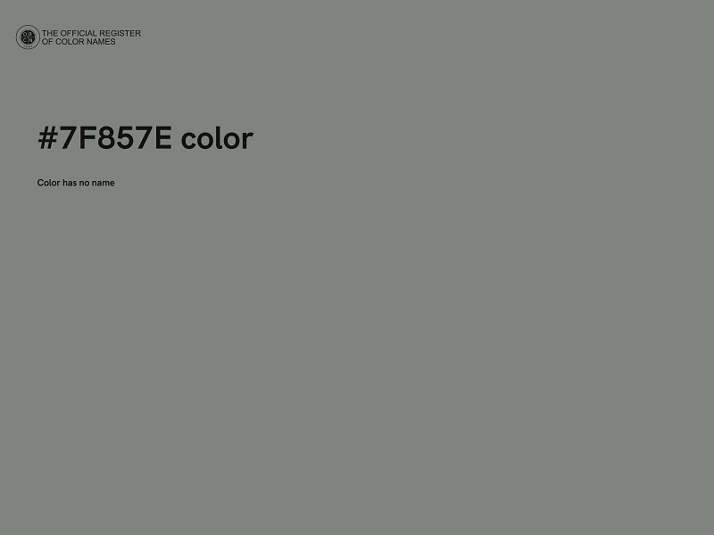 #7F857E color image