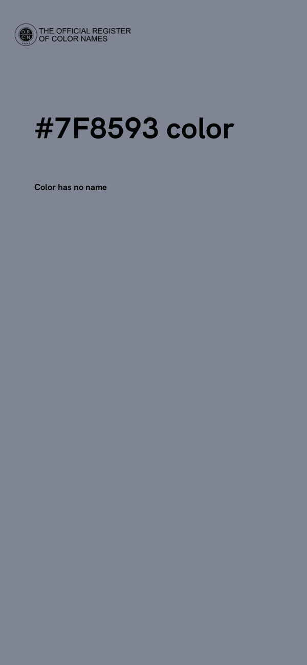 #7F8593 color image