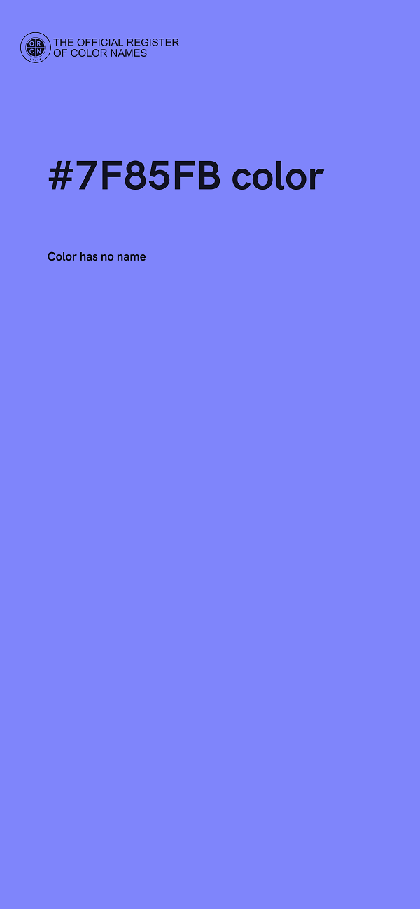 #7F85FB color image