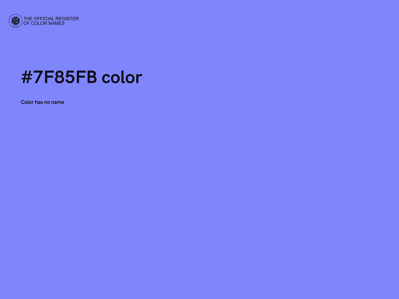 #7F85FB color image