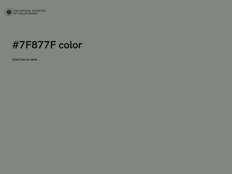 #7F877F color image