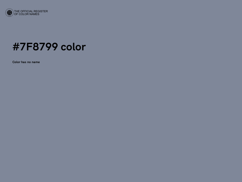 #7F8799 color image