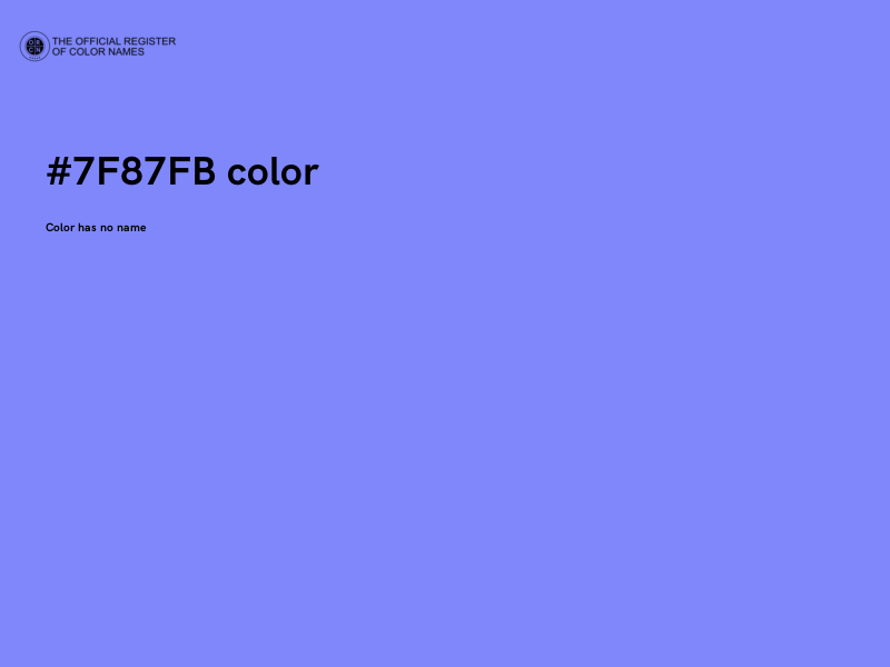 #7F87FB color image