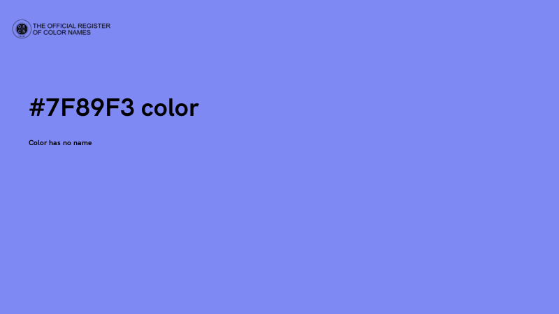 #7F89F3 color image
