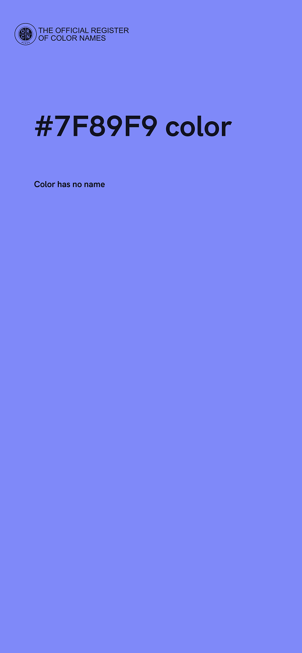 #7F89F9 color image