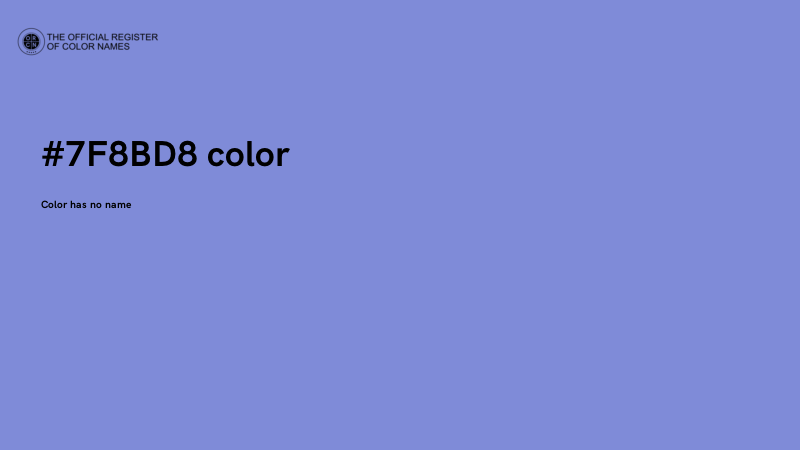 #7F8BD8 color image