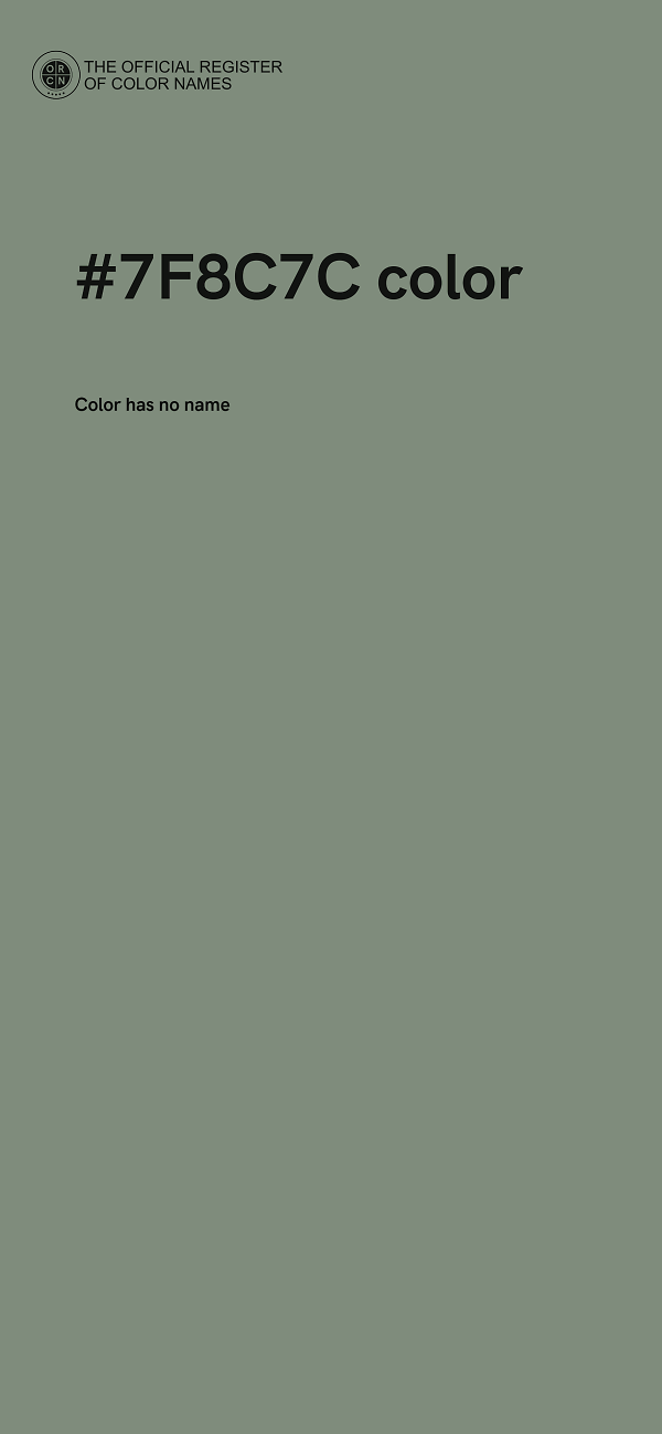 #7F8C7C color image