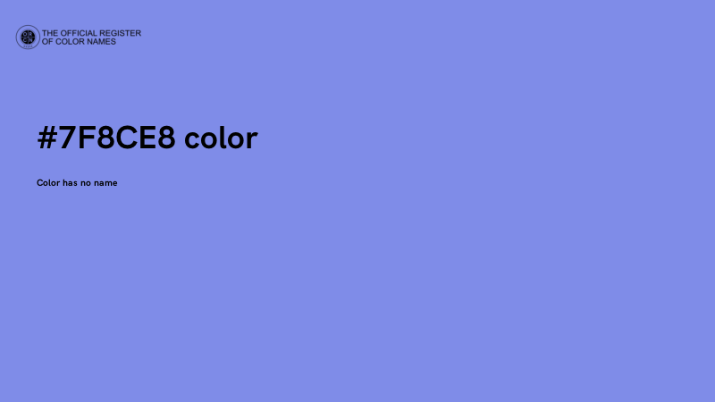#7F8CE8 color image