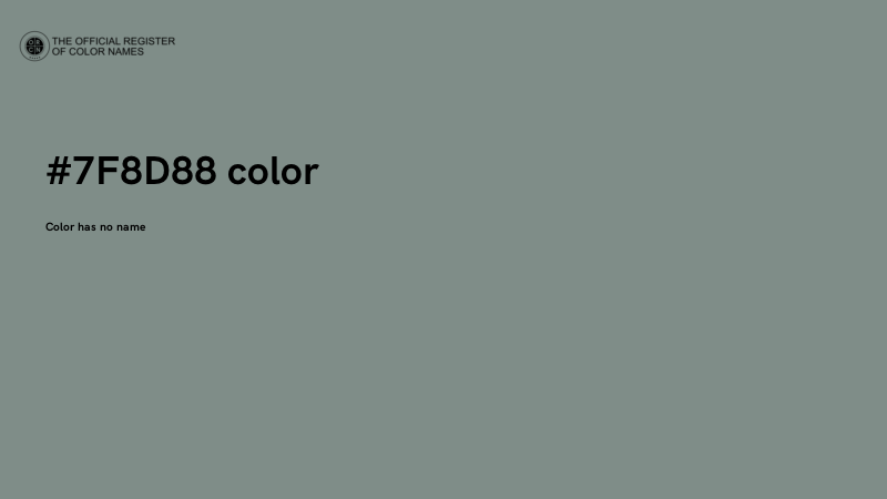 #7F8D88 color image