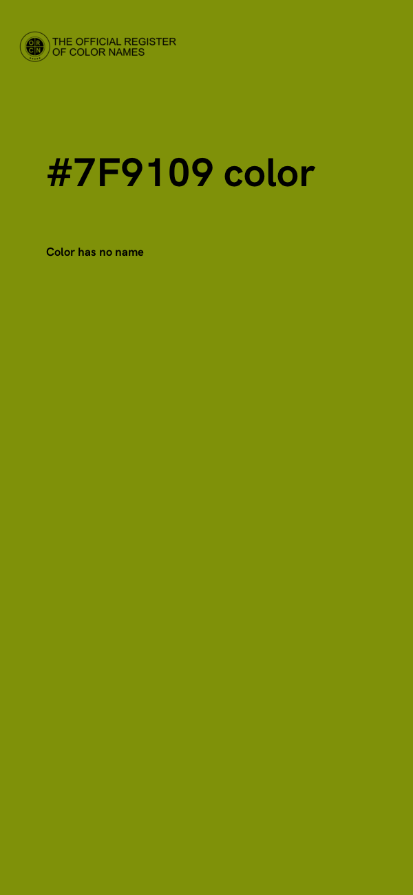#7F9109 color image