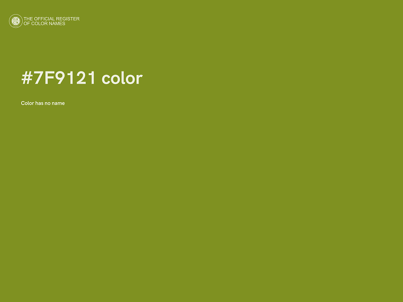 #7F9121 color image