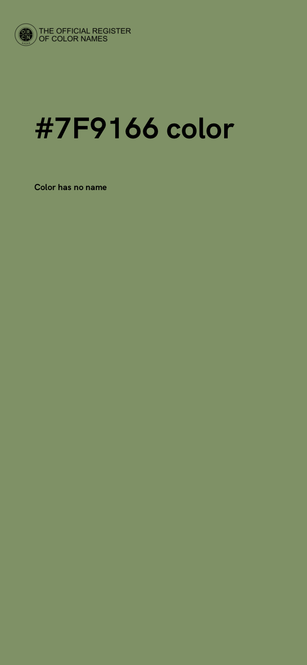 #7F9166 color image