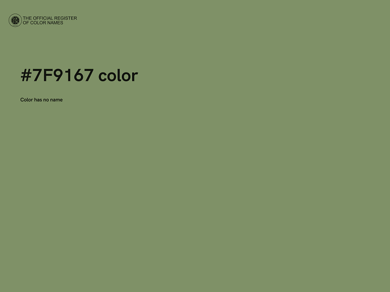 #7F9167 color image