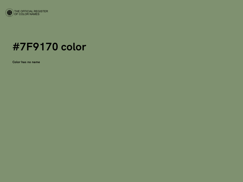 #7F9170 color image