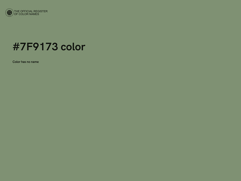 #7F9173 color image